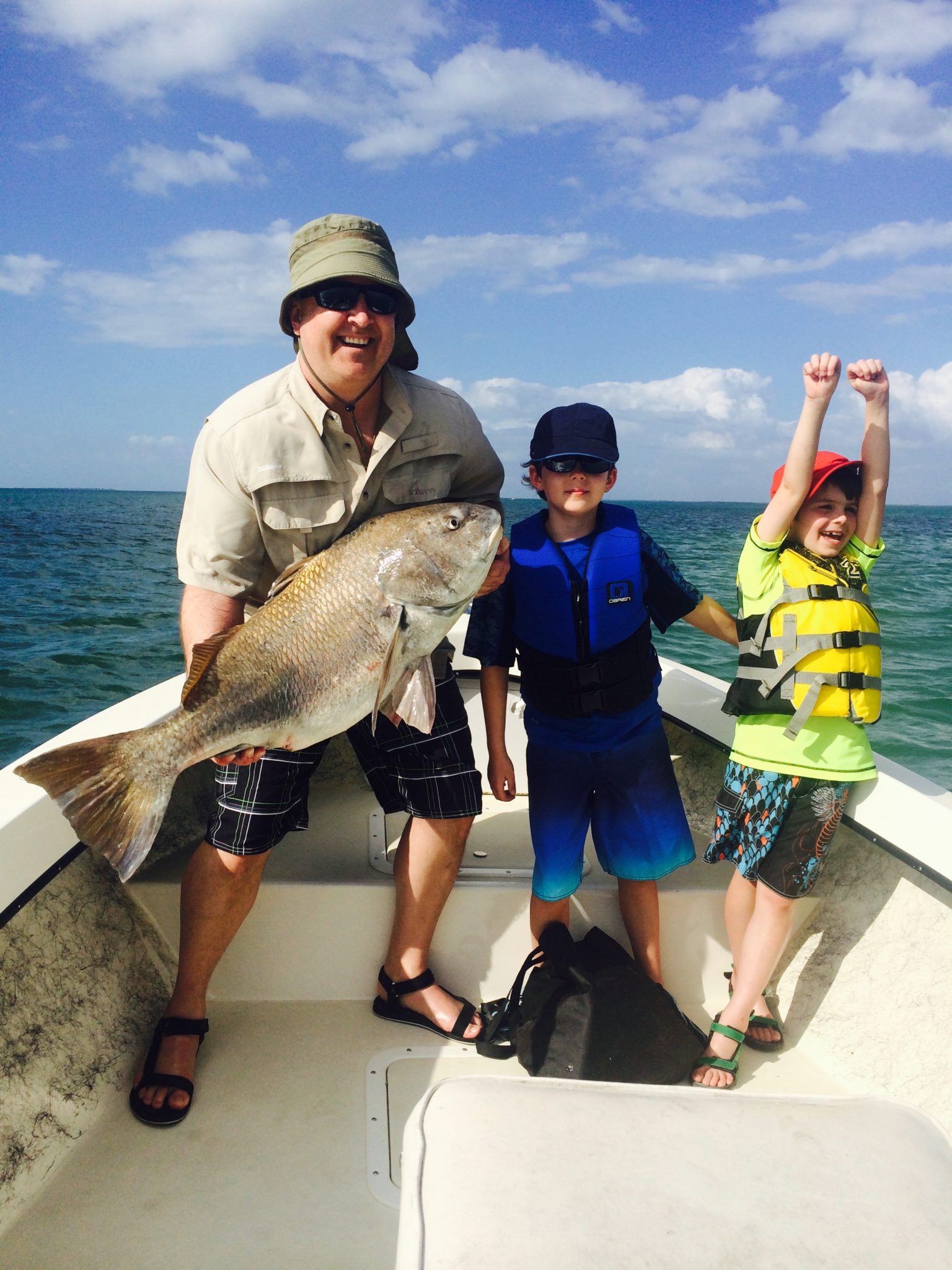 Family Fishing Charters The Thrill of Victory Black Drum